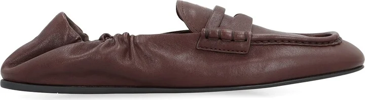 Ruches Leather Loafers