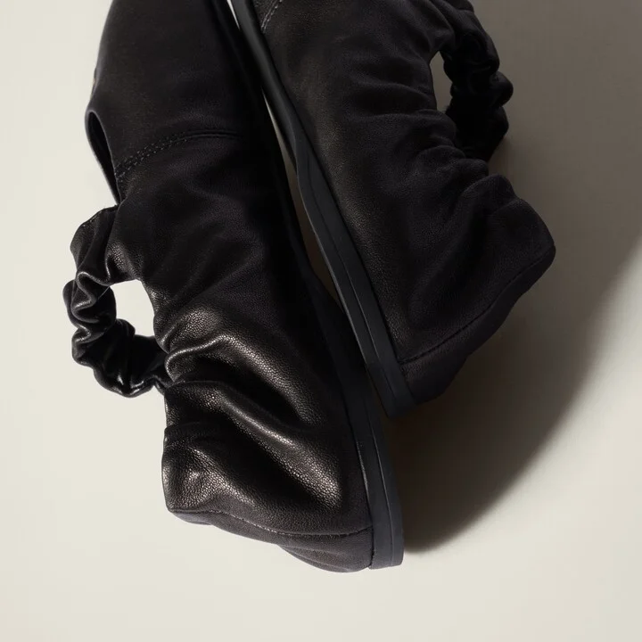Ruches nappa leather ballerinas - Image 3