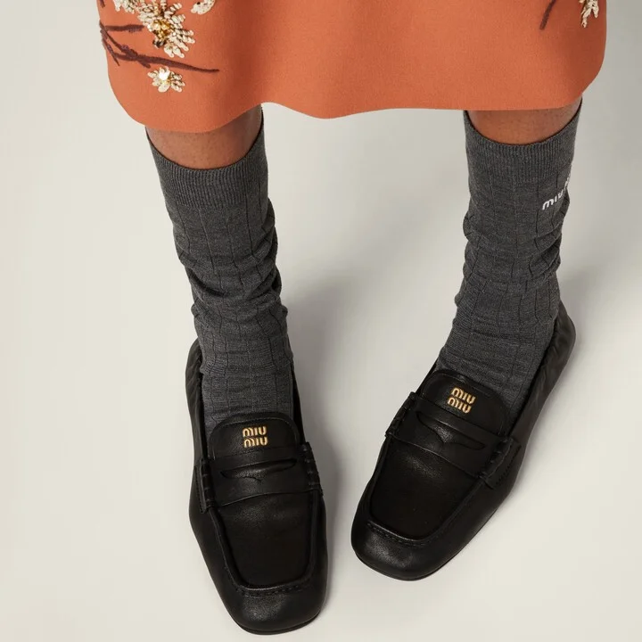 Ruches nappa leather loafers - Image 5