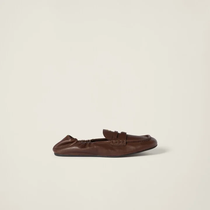 Ruches nappa leather loafers - Image 2