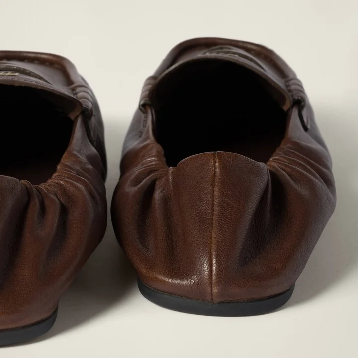 Ruches nappa leather loafers - Image 3