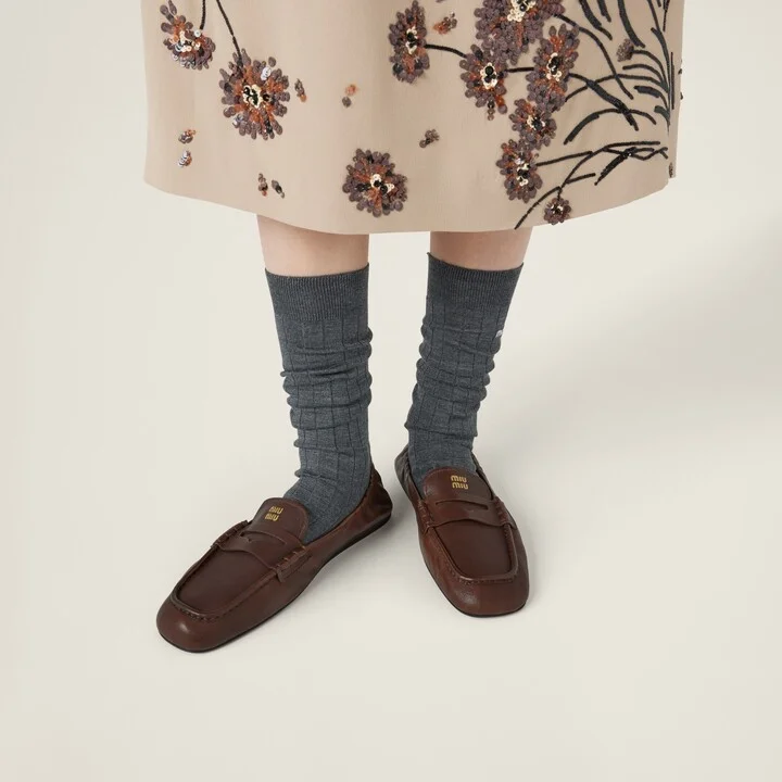 Ruches nappa leather loafers - Image 5