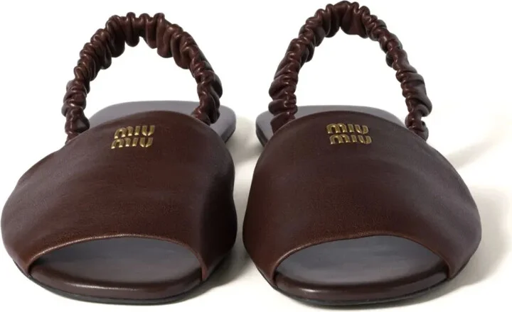 Ruches slingback sandals - Image 3