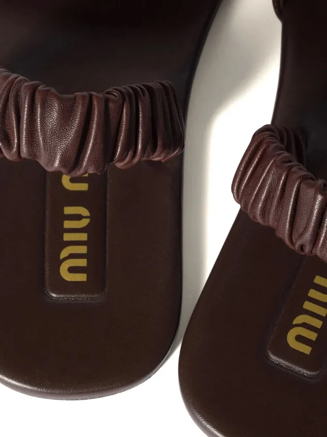 Ruches slingback sandals - Image 4