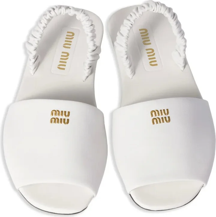 Ruches slingback sandals - Image 3