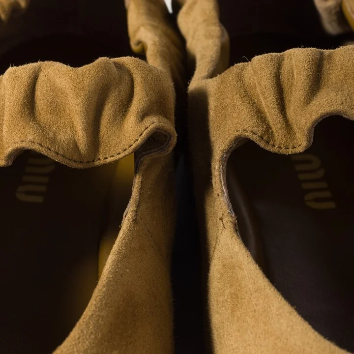 Ruches suede ballerinas - Image 4
