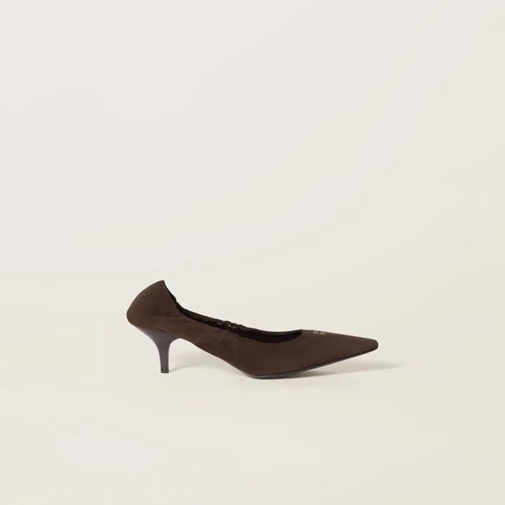 Ruches suede pumps - Image 2