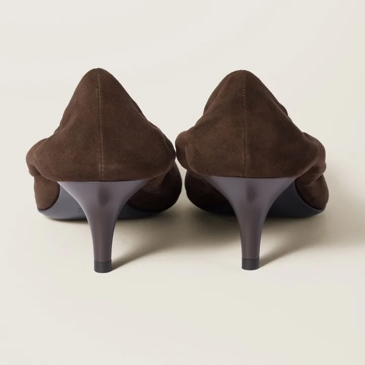 Ruches suede pumps - Image 3