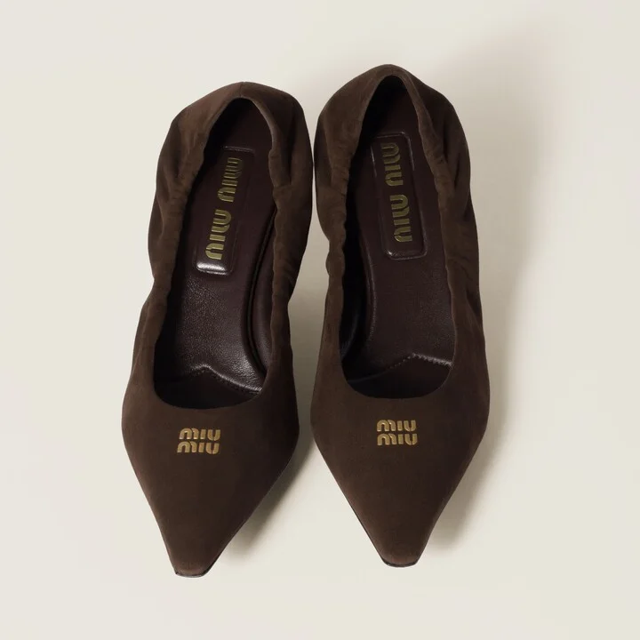 Ruches suede pumps - Image 4
