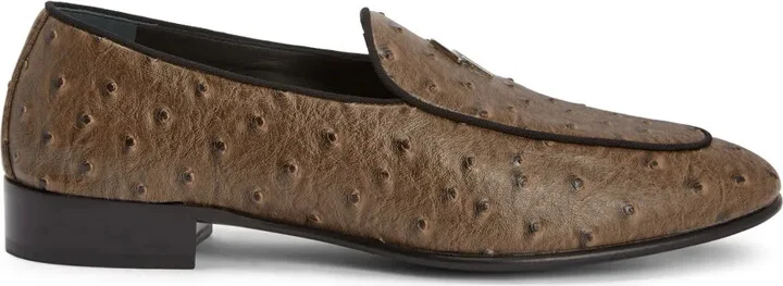 Rudolph logo-plaque leather loafers