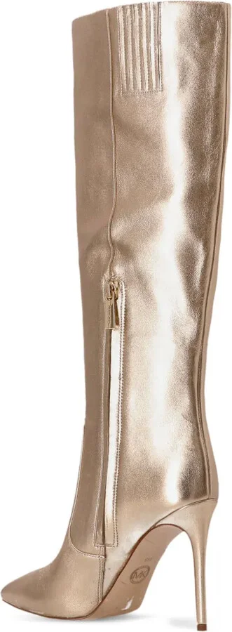 Rue 100mm metallic knee-high boots - Image 3