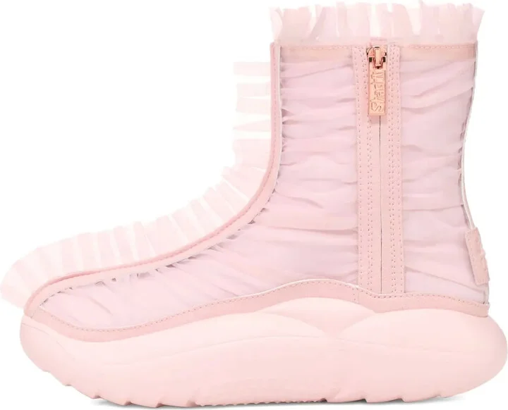Ruffle boots