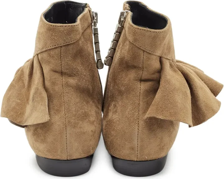 Ruffle Pointed-Toe Boots - Image 4