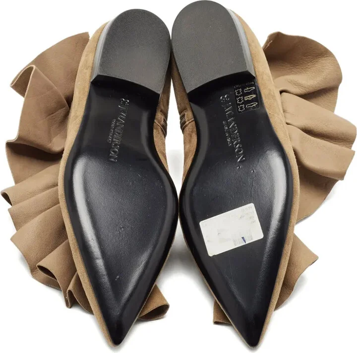 Ruffle Pointed-Toe Boots - Image 5
