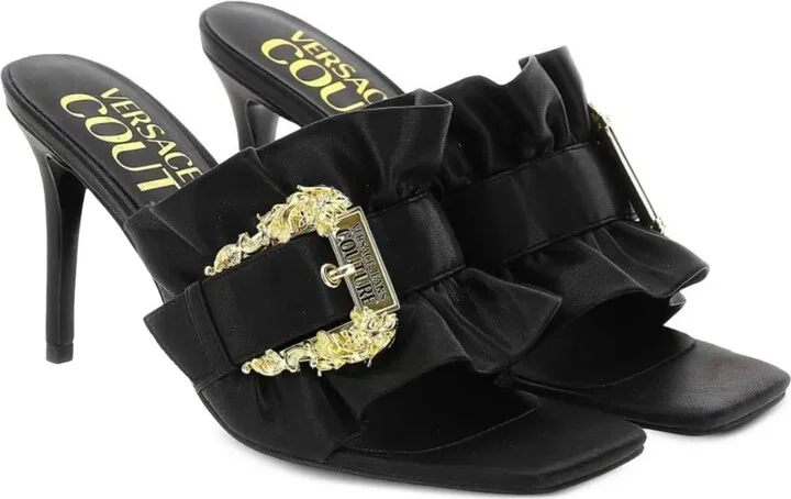 Ruffled-Detail Sandals