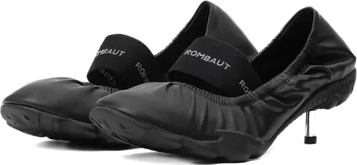 Ruffled Kitten-Heel Pumps - Image 2