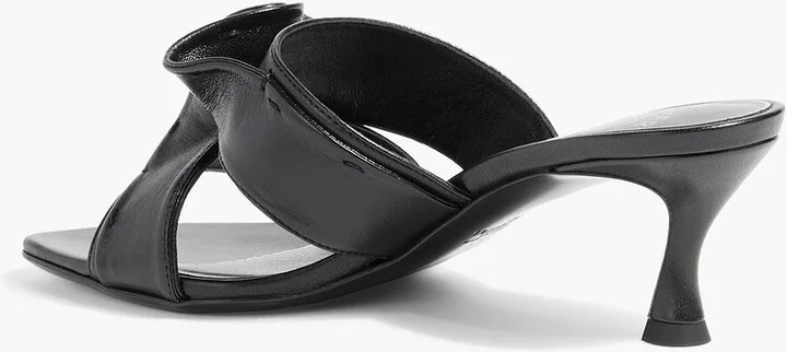 Ruffled leather mules - Image 3