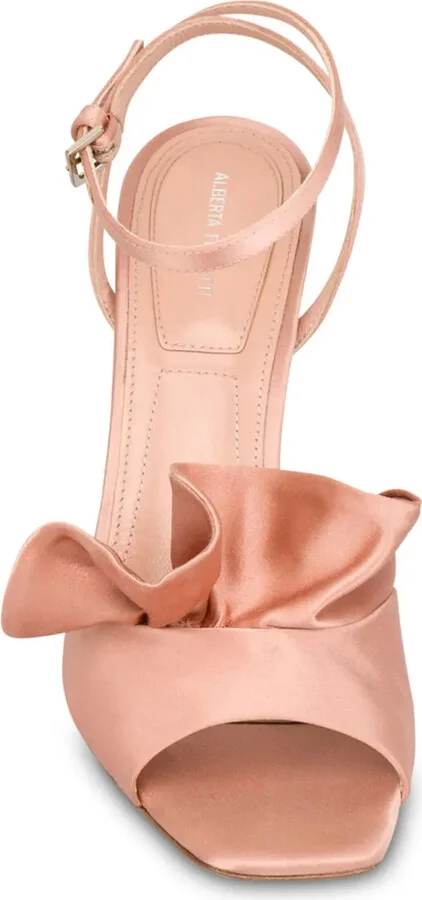 Ruffled Satin Sandals - Image 4
