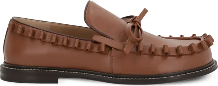 Ruffled-Trim Loafers