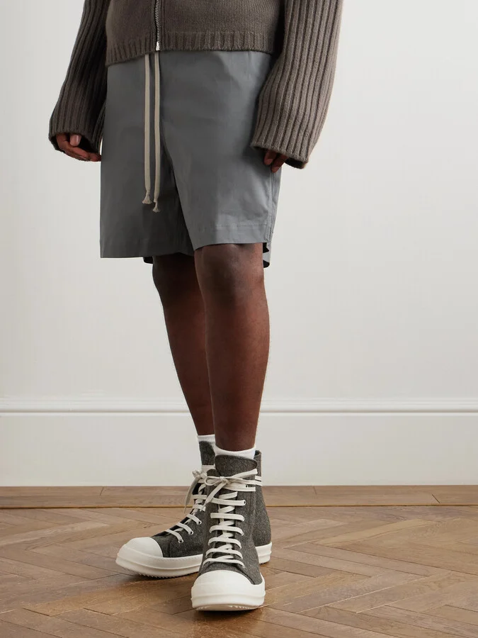 Rugged Wool High-Top Sneakers - Image 2