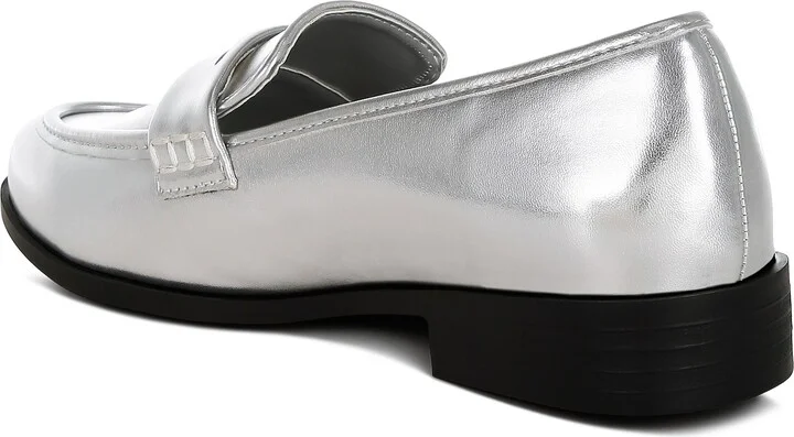 Rugle Metallic Penny Loafer - Image 2