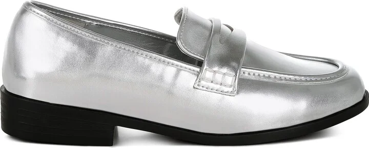 Rugle Metallic Penny Loafer - Image 5