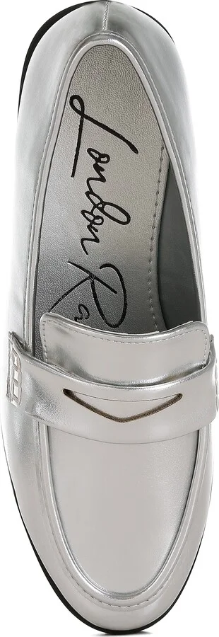 Rugle Metallic Penny Loafer - Image 6