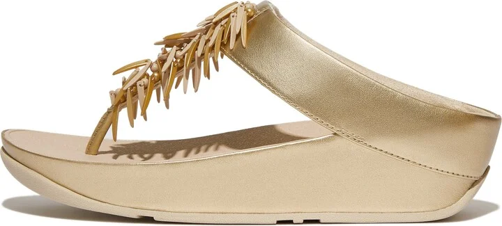 Rumba Beaded Wedge Flip Flop - Image 2