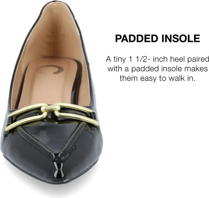 Rumi Metal Bit Kitten Heel Pump - Image 8