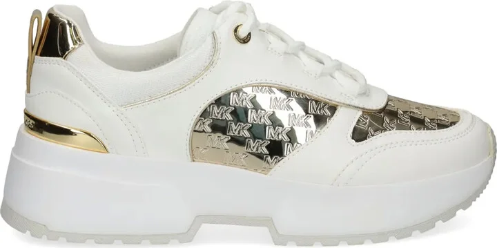 Rumi monogram-pattern sneakers