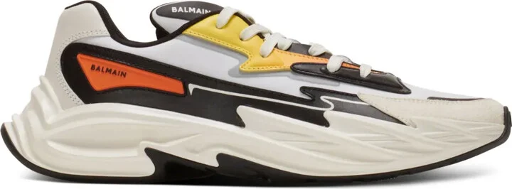 Run-Row embossed-logo trainers