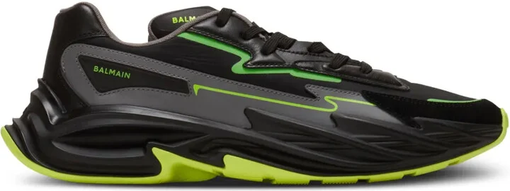 Run-Row leather sneakers