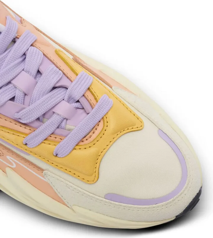 Run-Row panelled leather trainers - Image 5