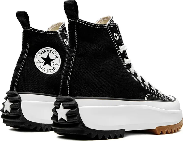 Run Star Hike Hi "Black/White" sneakers - Image 3