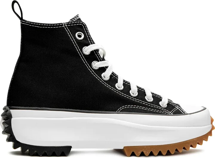 Run Star Hike Hi "Black/White" sneakers