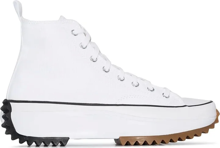 Run Star Hike Hi "White" sneakers