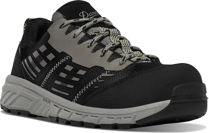 Run Time 12374 Sneakers Women's 7.5 Black Composite Toe Work Shoes Rock29