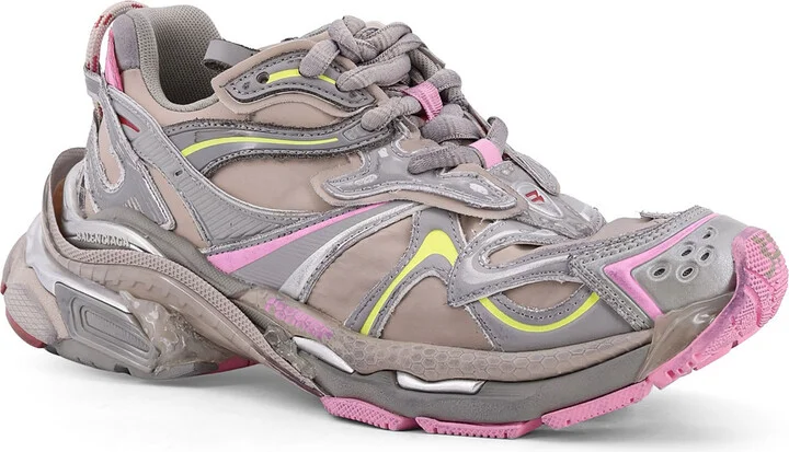 Runner 2 Nylon Low-top Sneakers With Leather Inserts - Image 2