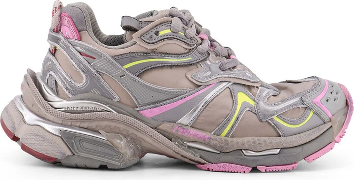 Runner 2 Nylon Low-top Sneakers With Leather Inserts