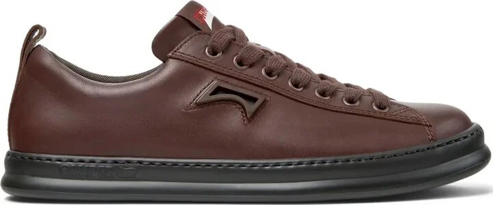 Runner Four leather lace-up sneakers