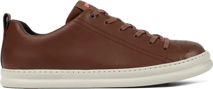 Runner Four round-toe leather sneakers