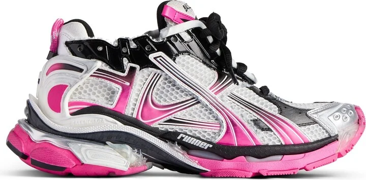 White/pink/black
