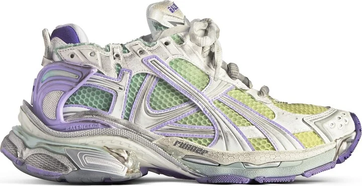 White/grey/purple/neon Yellow