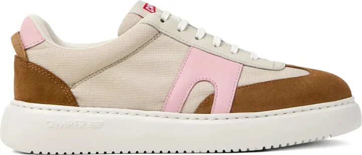 Runner K21 suede panelled sneakers