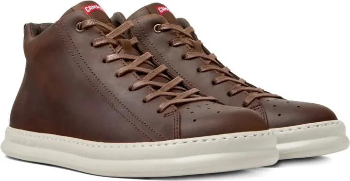 Runner lace-up leather sneakers - Image 2