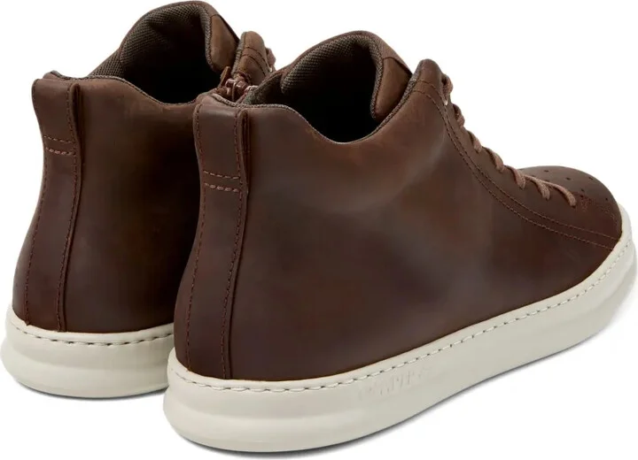 Runner lace-up leather sneakers - Image 3