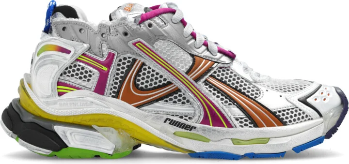 ‘Runner’ Lace-up Sneakers, , - Multicolour