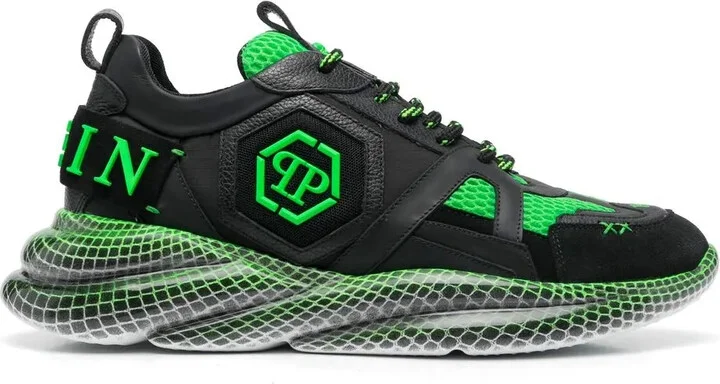 Runner lace-up trainers