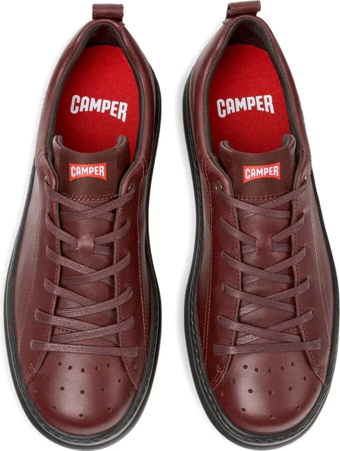 Runner leather lace-up sneakers - Image 4