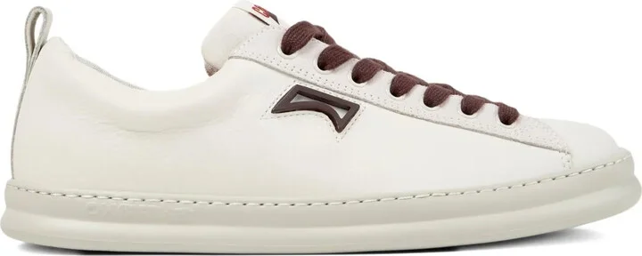 Runner leather lace-up sneakers